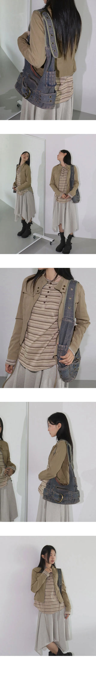 Vital Vintage Line Split Zipper Pocket Jacket