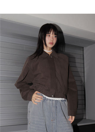Wiccon Cara Cotton Crop Short Jacket