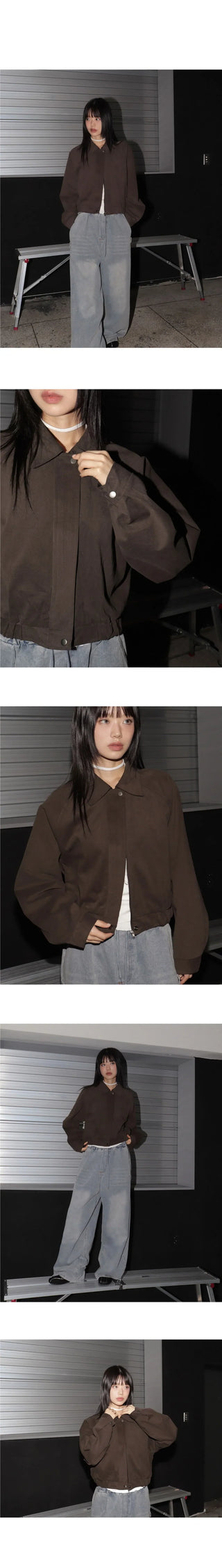 Wiccon Cara Cotton Crop Short Jacket