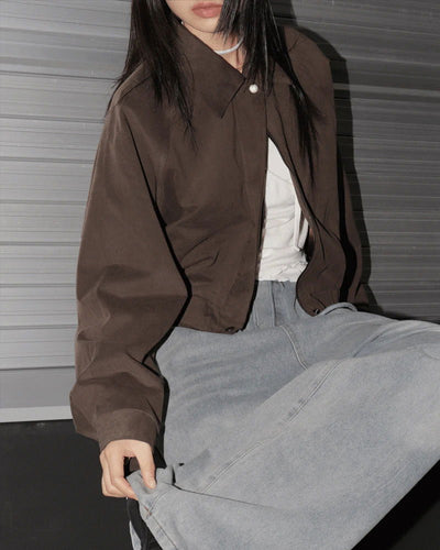 Wiccon Cara Cotton Crop Short Jacket