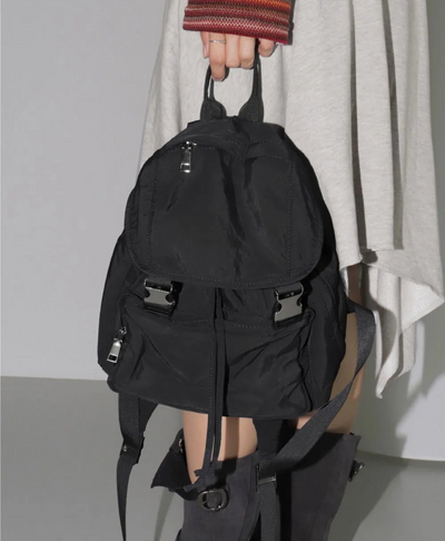 Ank Buckle Nylon Mini Backpack