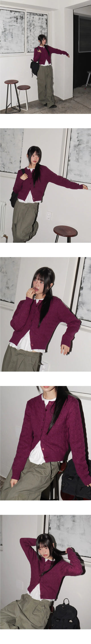 Vinic Pintuck Balloon Fit Diagonal Pocket Two Way Cargo Pants