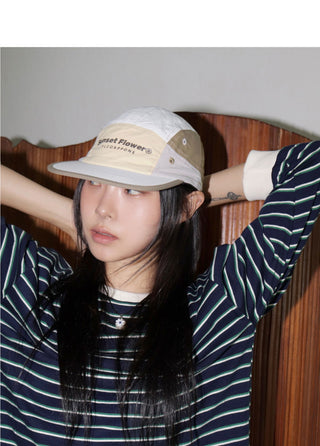 Mikyu Gofcore Color Block Lettering Nylon Snapback