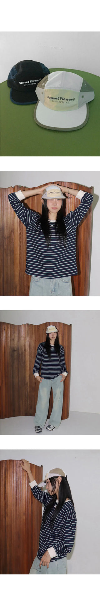 Mikyu Gofcore Color Block Lettering Nylon Snapback