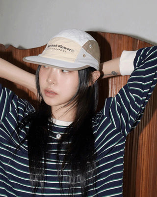 Mikyu Gofcore Color Block Lettering Nylon Snapback