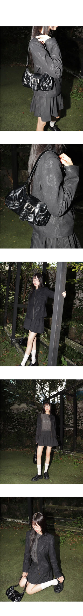 Moto Belt Mini Leather Shoulder Bag