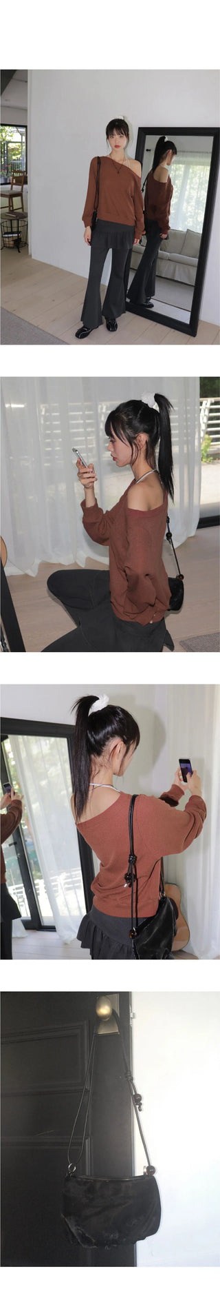 Shaw Vintage Beaded Strap Cross Shoulder Bag