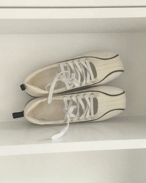 Af Balletcore Flat Strap Leather Sneakers Athletic Shoes