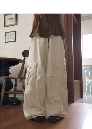 Turby Vintage Big Cargo Pocket Bijou Wide Pants