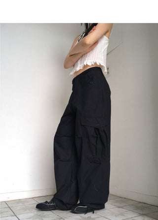 Turby Vintage Big Cargo Pocket Bijou Wide Pants