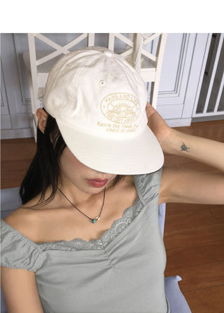 Muden Lettering Camp Cap Ball Cap Hat