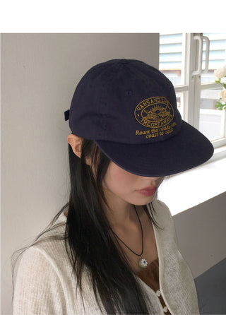 Muden Lettering Camp Cap Ball Cap Hat