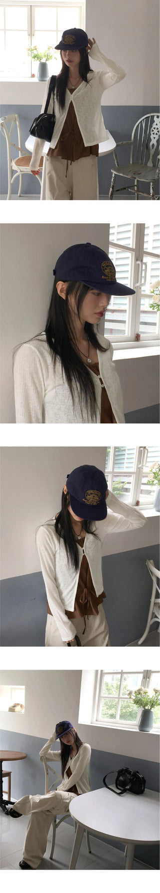 Muden Lettering Camp Cap Ball Cap Hat