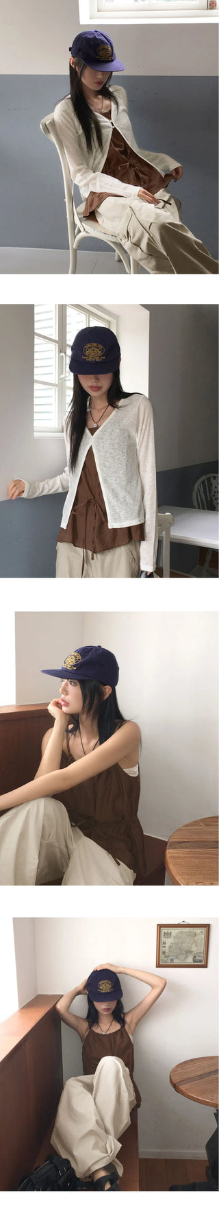 Muden Lettering Camp Cap Ball Cap Hat