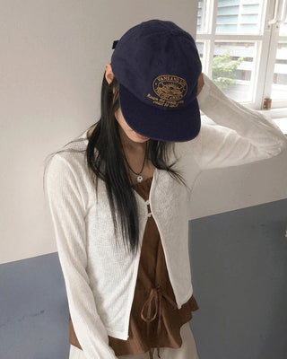 Muden Lettering Camp Cap Ball Cap Hat