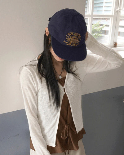 Muden Lettering Camp Cap Ball Cap Hat
