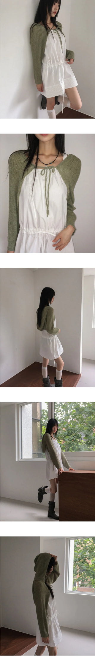 Azel Lace String Mini Sleeveless Dress