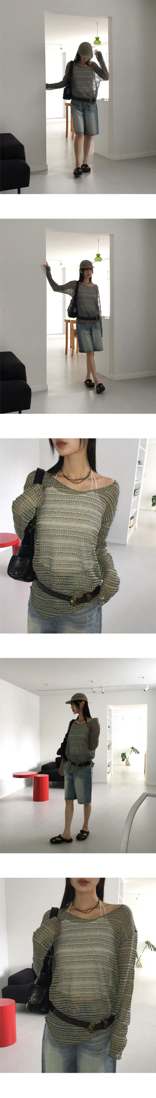 Puro Hippie Stripe Boucle Summer Knitwear