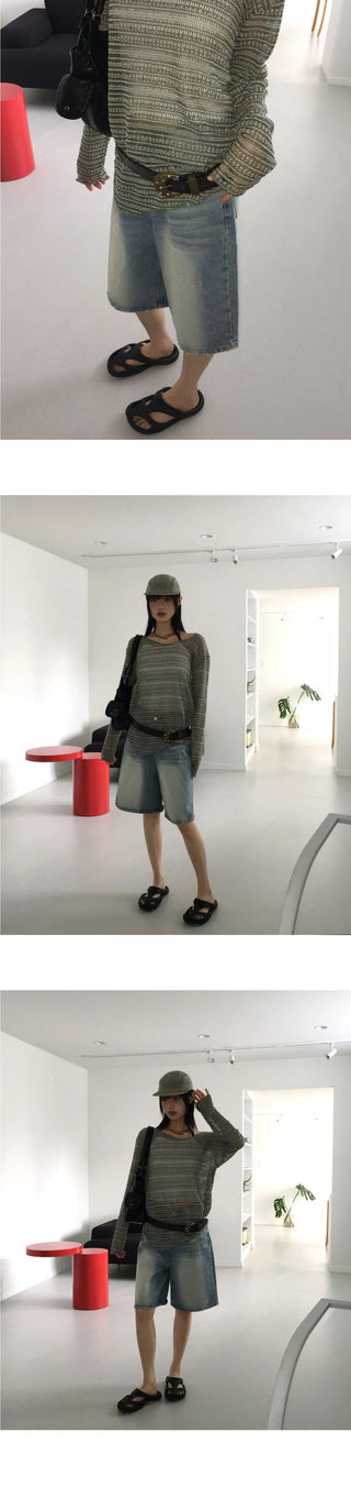 Puro Hippie Stripe Boucle Summer Knitwear