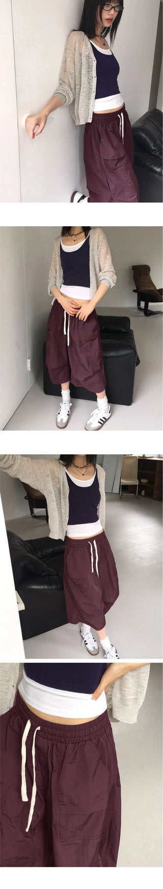 Pcon Nylon 7/8 Bermuda Pants