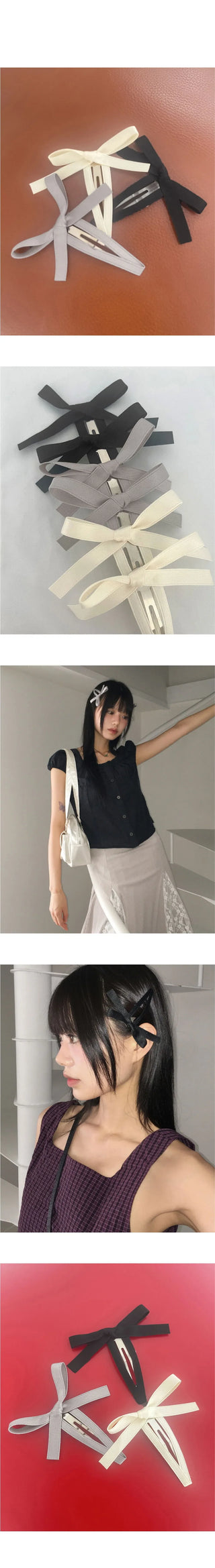 Crazy Ribbon Snap Hair Clip