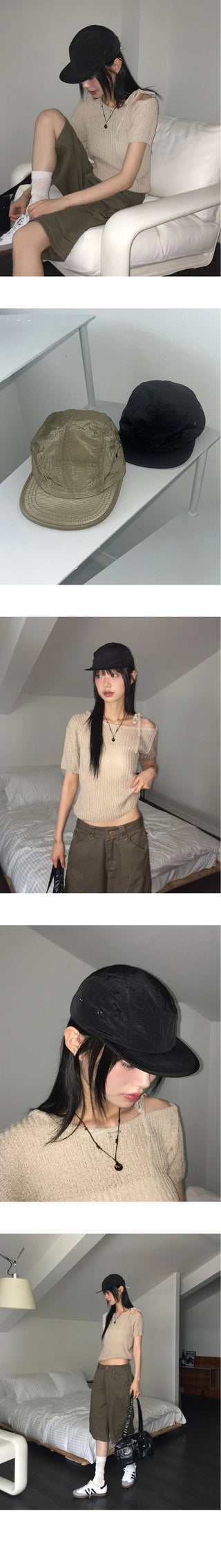 KISSEN NYLON CAMP CAP BALL CAP HAT