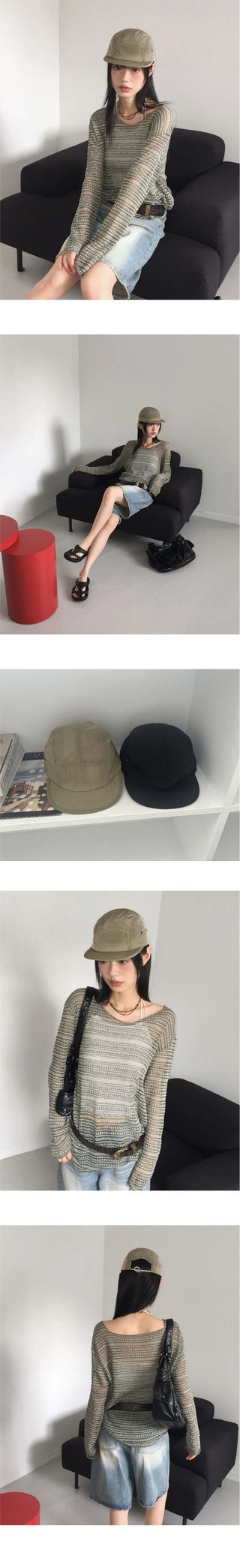 KISSEN NYLON CAMP CAP BALL CAP HAT