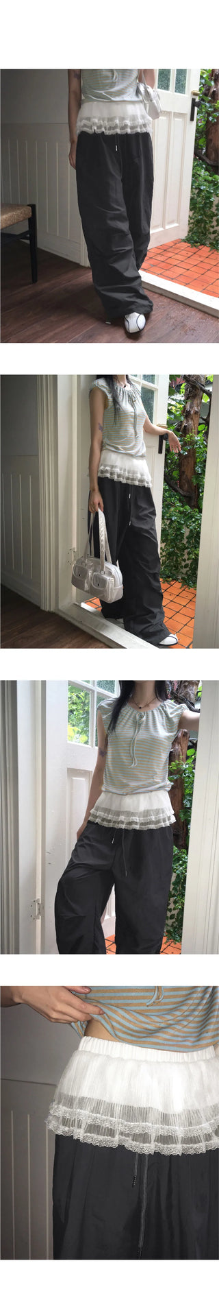 Tutu Cancan Lace Micro Mini Skirt