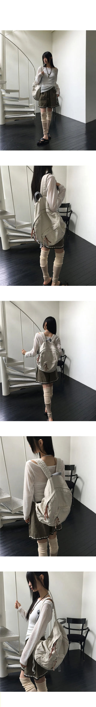 Kalu Bobusang Big Cotton Backpack