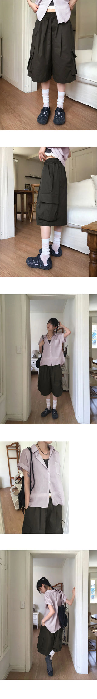 Parvin Bermuda 5/4 cargo pants