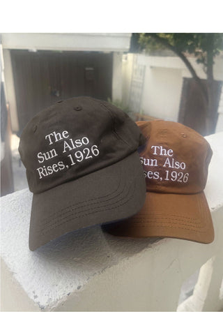 Ulso lettering embroidered cotton ball cap