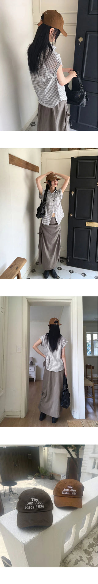 Ulso lettering embroidered cotton ball cap