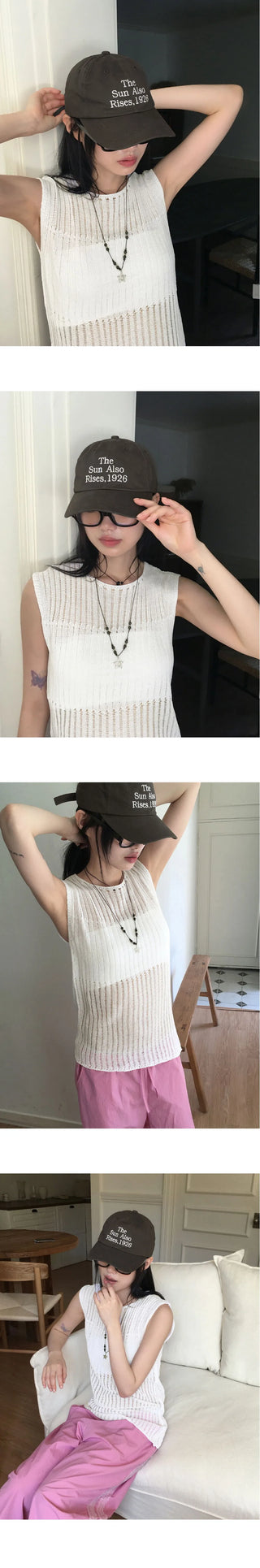 Ulso lettering embroidered cotton ball cap