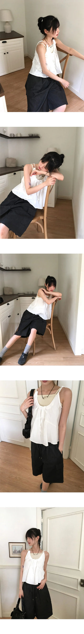 Dinsey Bermuda 5/4 cargo denim pants