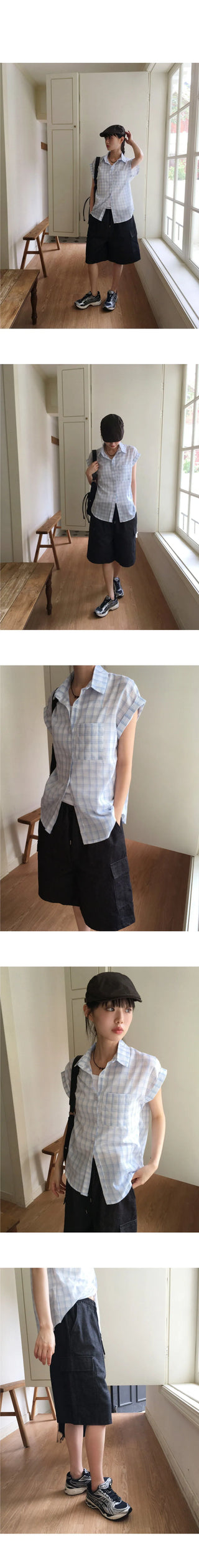 Dinsey Bermuda 5/4 cargo denim pants