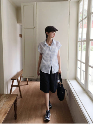 Dinsey Bermuda 5/4 cargo denim pants