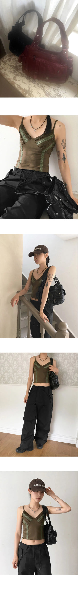 Coville Vintage Flap Leather Shoulder Bag