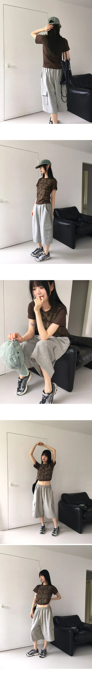 Lovecat lettering short sleeve t-shirt