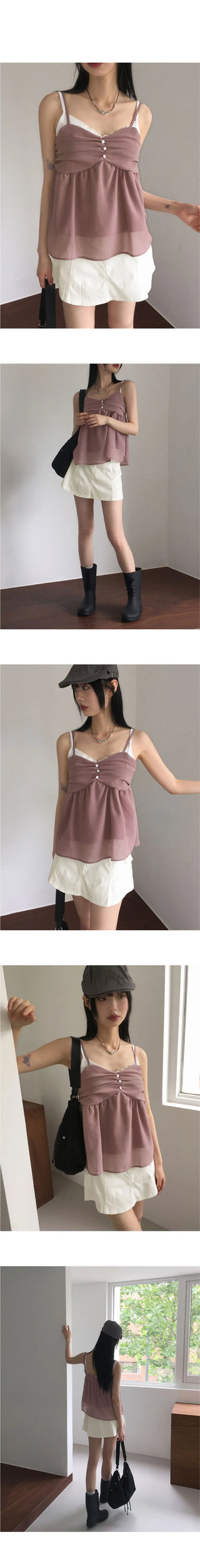 Lighty Cotton Spandex Mini Skirt