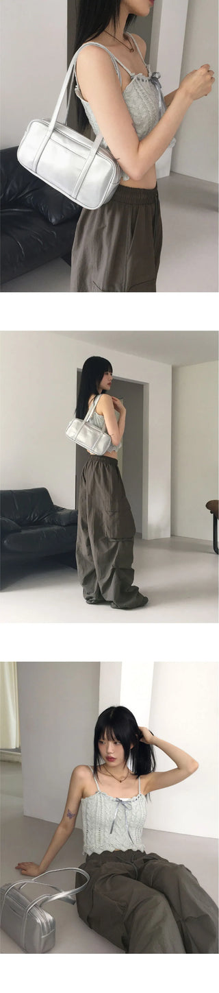 Watten Daily Leather Glossy Shoulder Bag