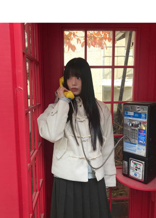 Lumin Tteokbokki Hooded Short Coat