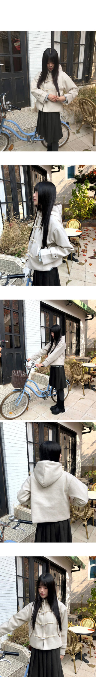 Lumin Tteokbokki Hooded Short Coat