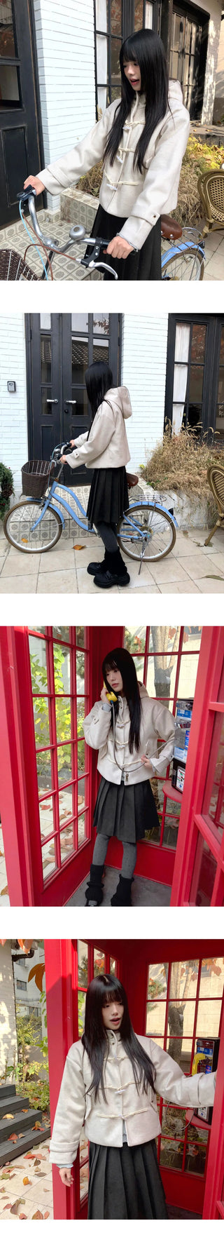 Lumin Tteokbokki Hooded Short Coat