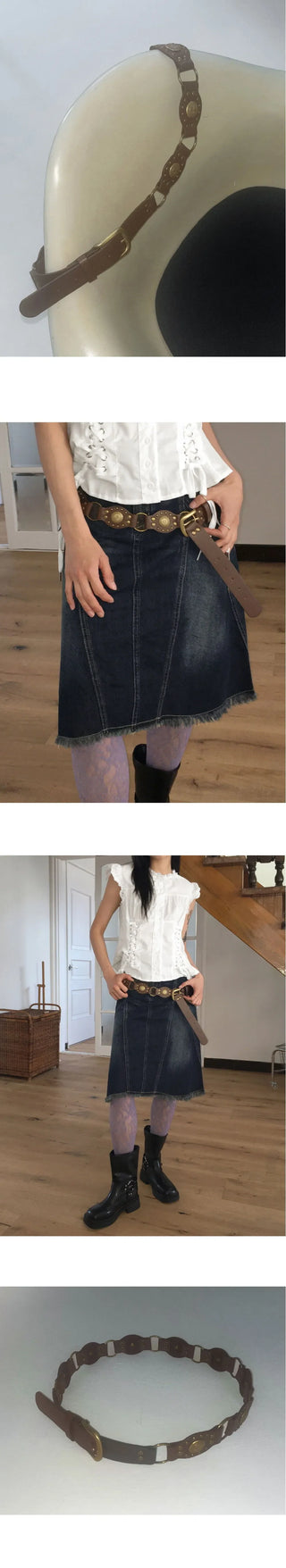 Bellison Bohemian Big Leather Belt