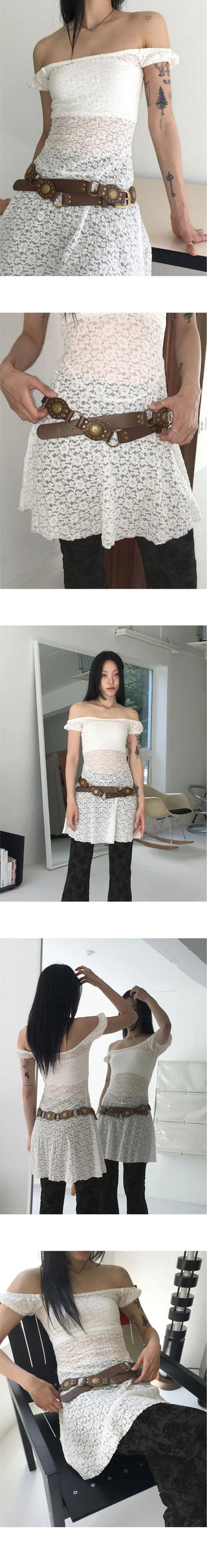 Bellison Bohemian Big Leather Belt