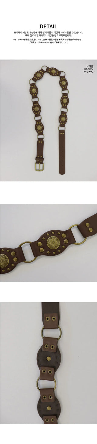 Bellison Bohemian Big Leather Belt