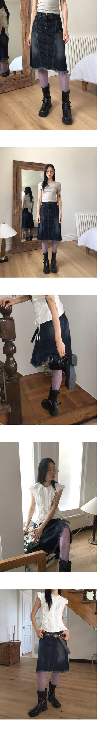 Petit Flower Lace See-through Pantyhose