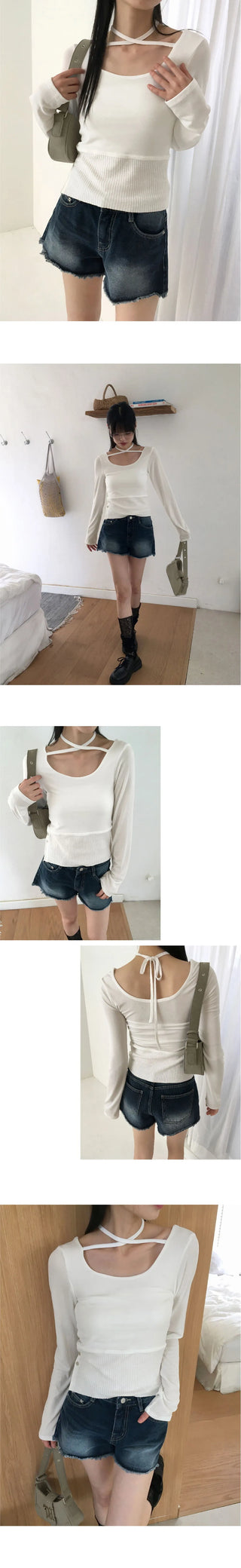 Kroll logo buckle suede Faded cross hobo shoulder bag