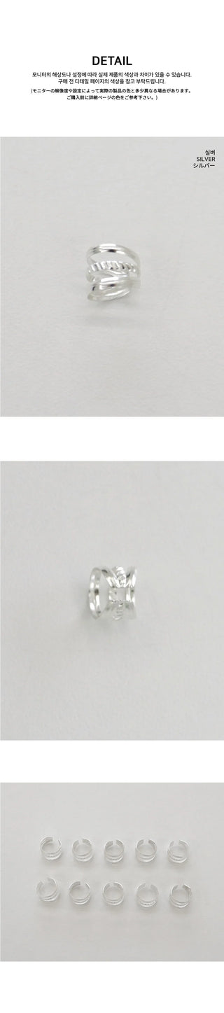 Punk Bohemian Metal Silver Point Hair Cuff