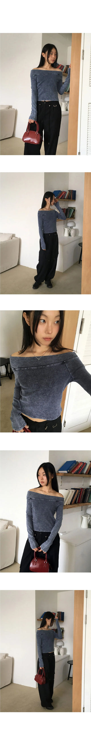 Kipped nylon two-way back banding cargo long wide jogger pants